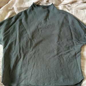 Sage Green High Neck Top